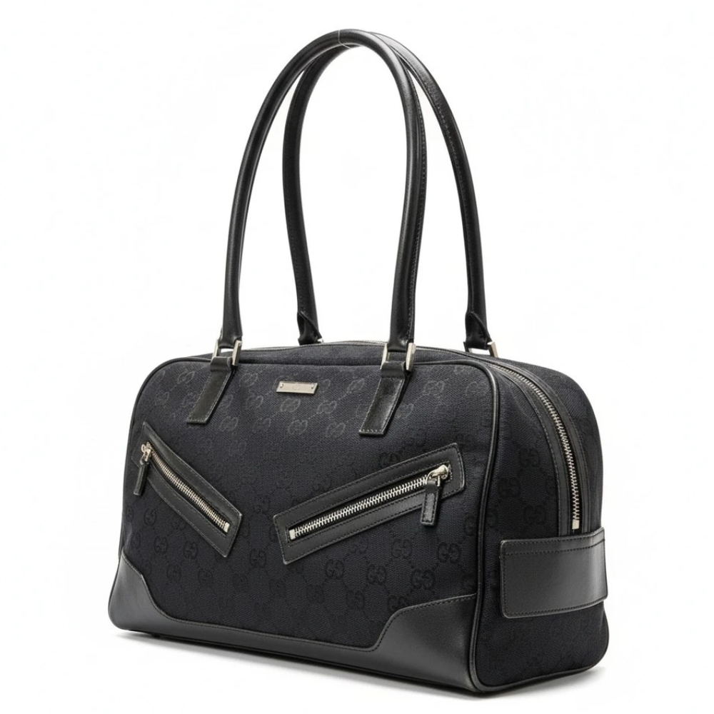 Gucci GG Vintage Canvas Shoulder Bag - Picture 2 of 8